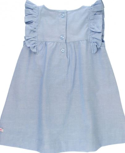 Blue Chambray Jumper Dress