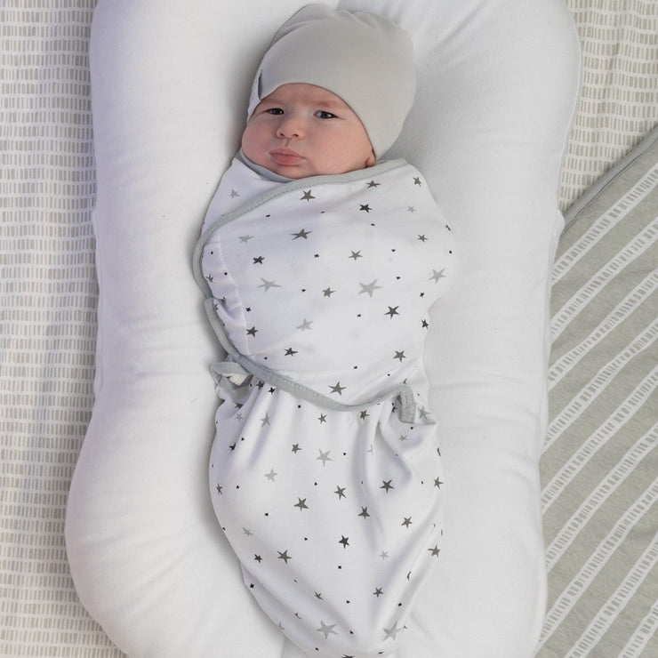 Adjustable Swaddle - Small - Light Grey - 3 Pack