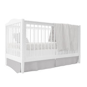Crib Set - 4 Piece - Grey