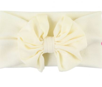 Ivory Big Bow Headband - One Size