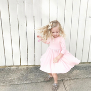 Petal Pink Twirl Dress