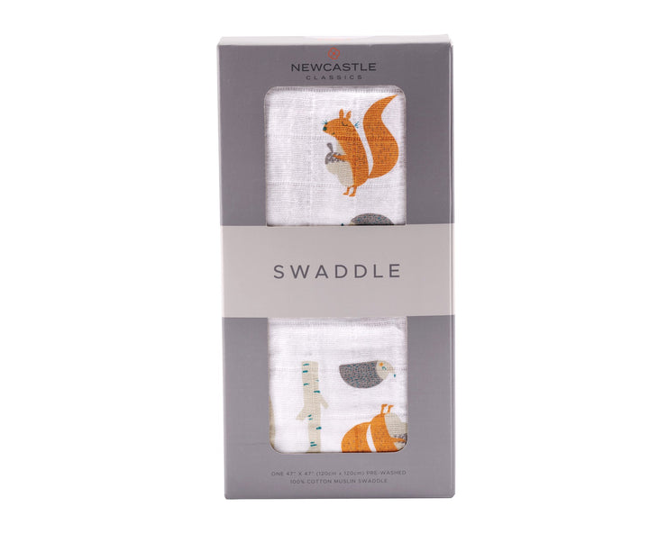 Newcastle Classics - Forest Friends Swaddle